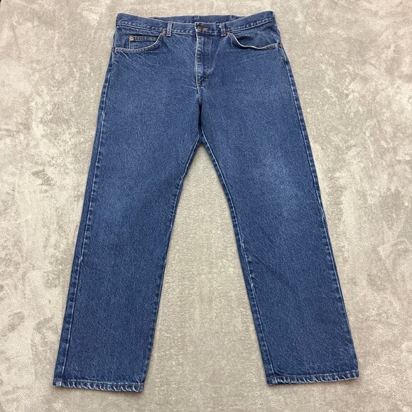 Lee Riders Vintage Men's Denim Straight Jeans Size 38x30 Union Made in the USA - Picture 1 of 13